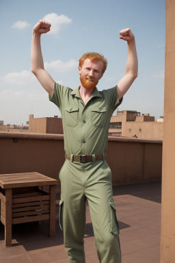 Malian adult male with  ginger hair