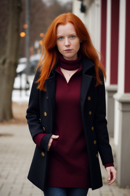 Swedish adult female with  ginger hair