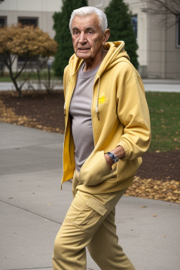 Serbian elderly male with  blonde hair