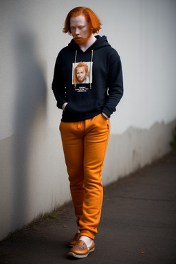 Swedish adult non-binary with  ginger hair