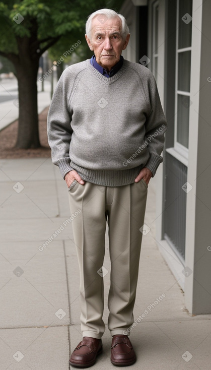 Irish elderly male with  gray hair