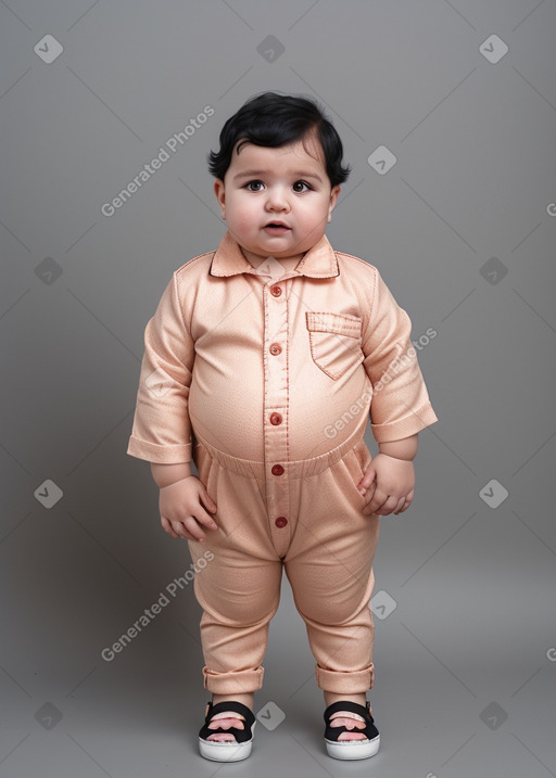 Georgian infant boy with  black hair