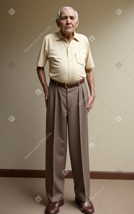 Paraguayan elderly male with  brown hair