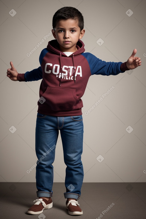 Costa rican child boy 