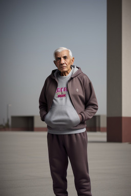 Qatari elderly male with  gray hair