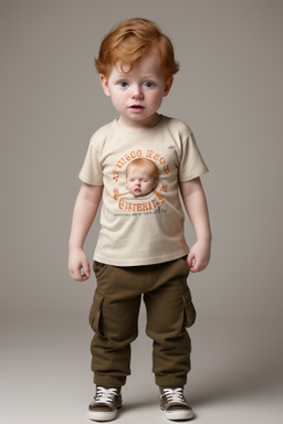 Chilean infant boy with  ginger hair