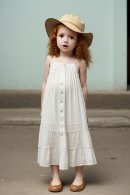 Cuban infant girl with  ginger hair