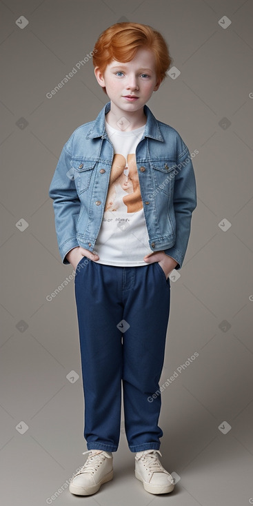 Child boy with  ginger hair