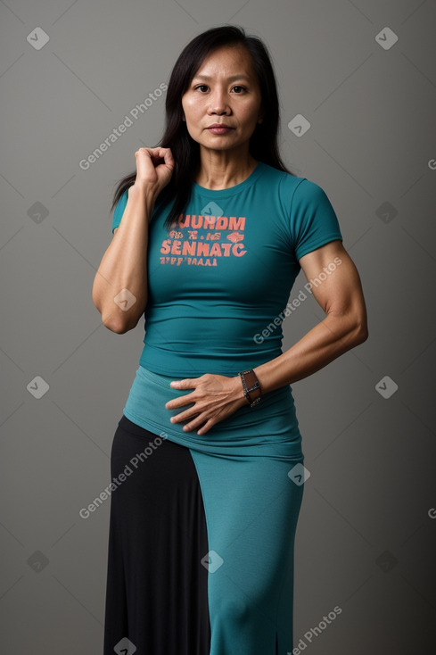 Indonesian 45 years female 