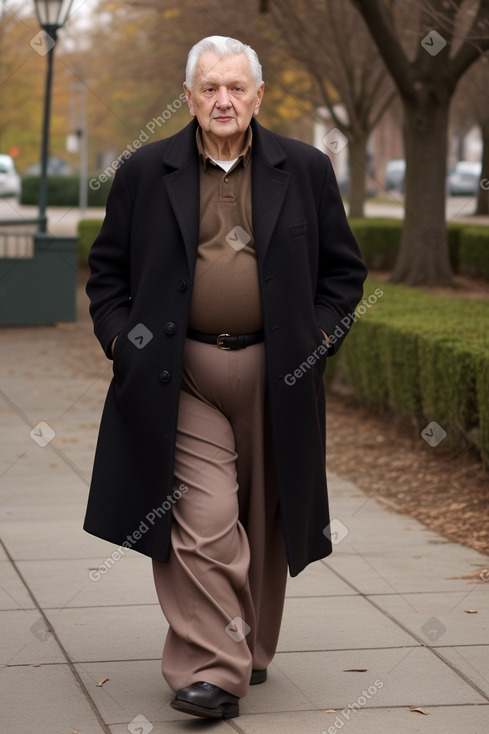 Slovak elderly male with  brown hair