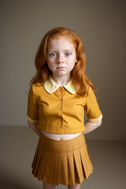 Panamanian child female with  ginger hair