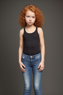 Child female with  ginger hair