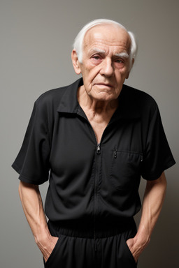 Hungarian elderly male with  black hair