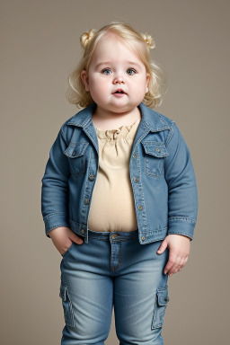 Australian infant girl with  blonde hair