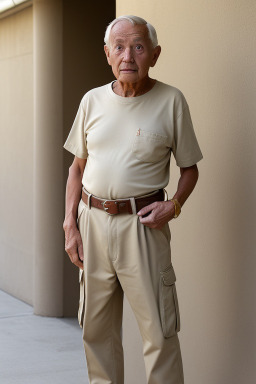 Elderly male with  blonde hair