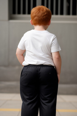 Brazilian child boy with  ginger hair