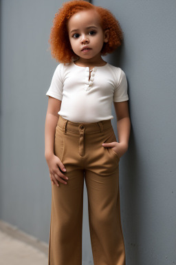 Dominican infant girl with  ginger hair