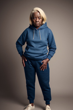 Elderly non-binary with  blonde hair