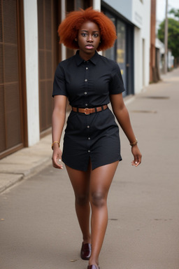 Ghanaian adult female with  ginger hair