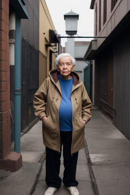 Nicaraguan elderly non-binary with  brown hair