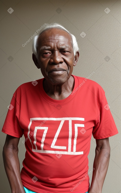 Zimbabwean elderly male with  black hair