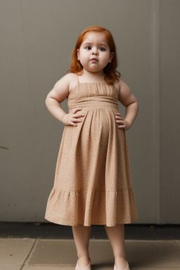 Nicaraguan infant girl with  ginger hair