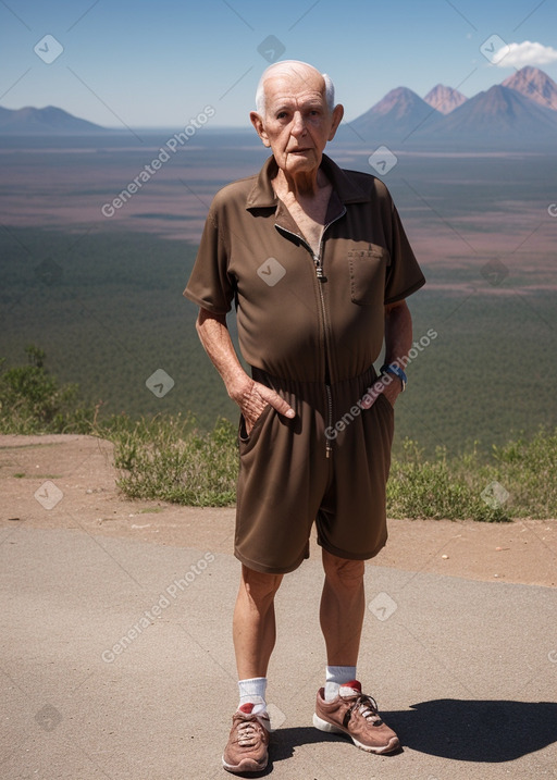 Paraguayan elderly male with  brown hair