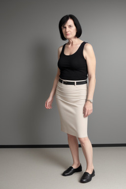 Estonian 45 years female with  black hair