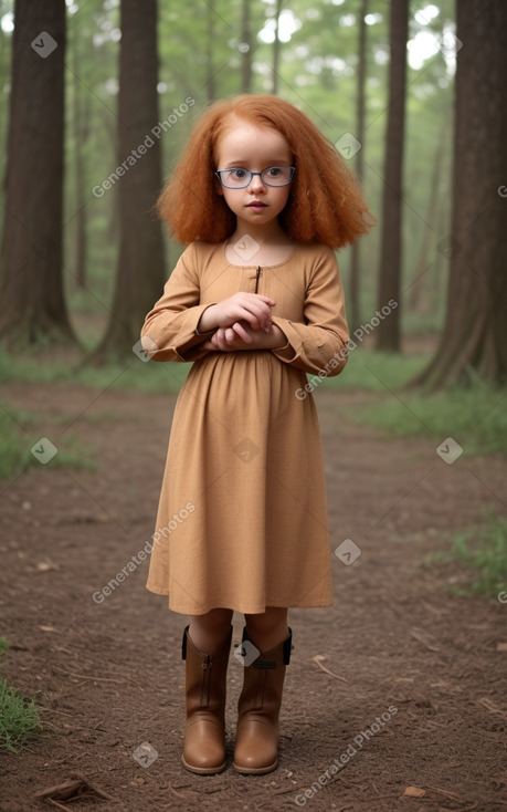 Somali infant girl with  ginger hair