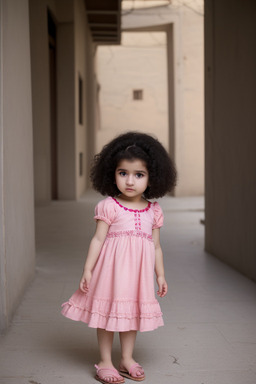 Azerbaijani infant girl with  brown hair