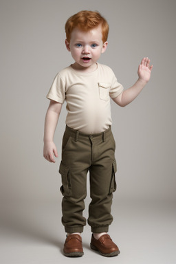 Romanian infant boy with  ginger hair