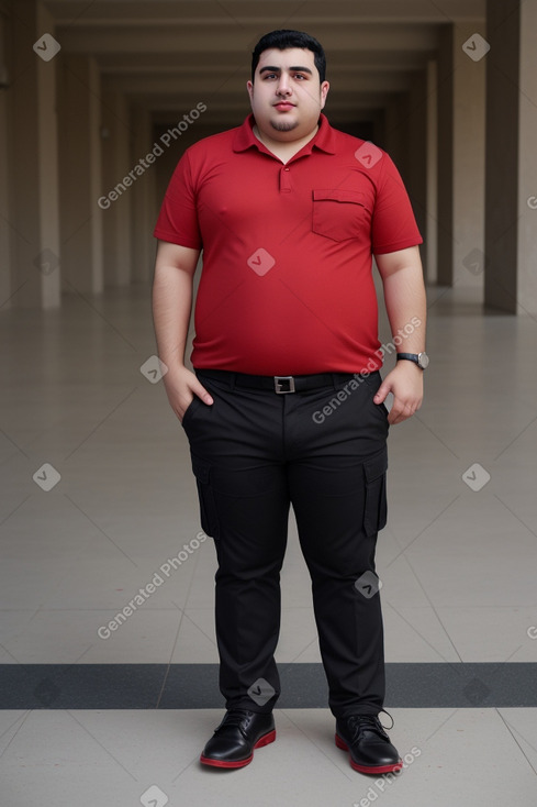 Azerbaijani young adult male with  black hair