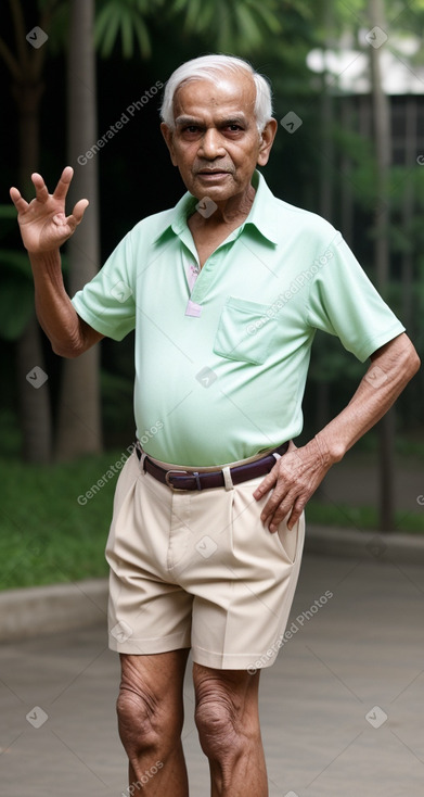 Bangladeshi elderly male with  black hair