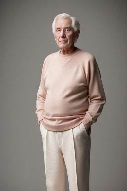 Elderly male with  white hair