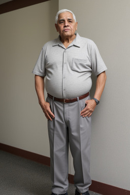 Puerto rican elderly male with  gray hair