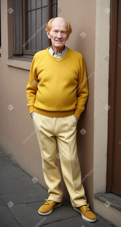 Ecuadorian elderly male with  ginger hair