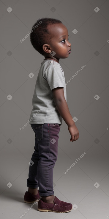 Sudanese infant boy with  gray hair