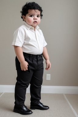 Tunisian infant boy with  black hair