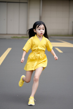 Japanese child female with  black hair