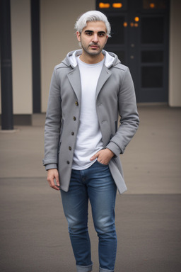 Lebanese adult male with  white hair