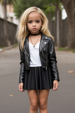 Dominican child girl with  blonde hair