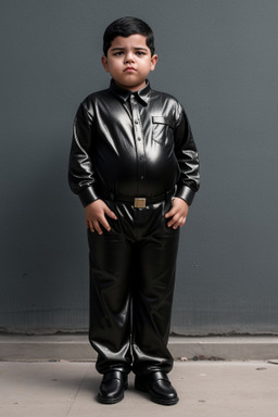 Venezuelan child boy with  black hair