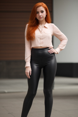 Colombian young adult female with  ginger hair