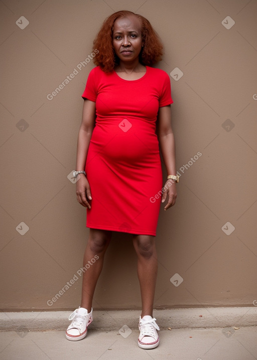 Malian 45 years female with  ginger hair