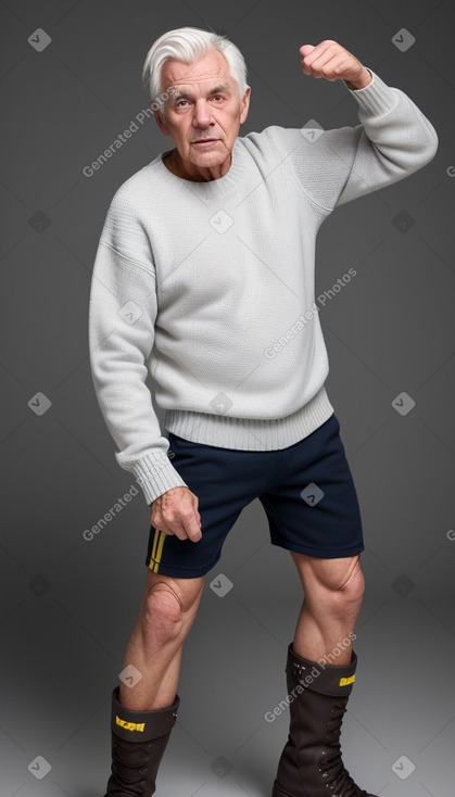 Swedish elderly male with  white hair