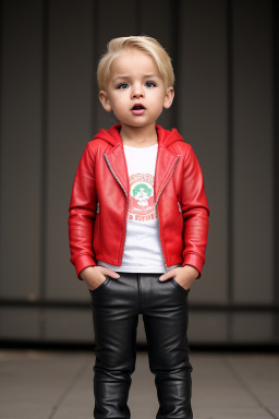 Mexican infant boy with  blonde hair