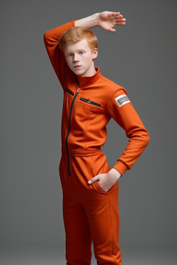 Danish teenager boy with  ginger hair