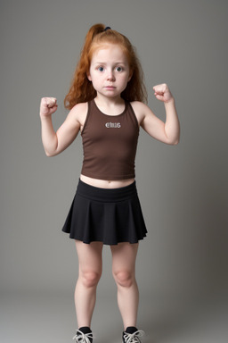 Chilean infant girl with  ginger hair