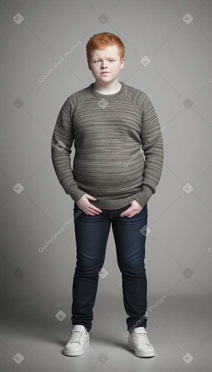 Finnish teenager boy with  ginger hair