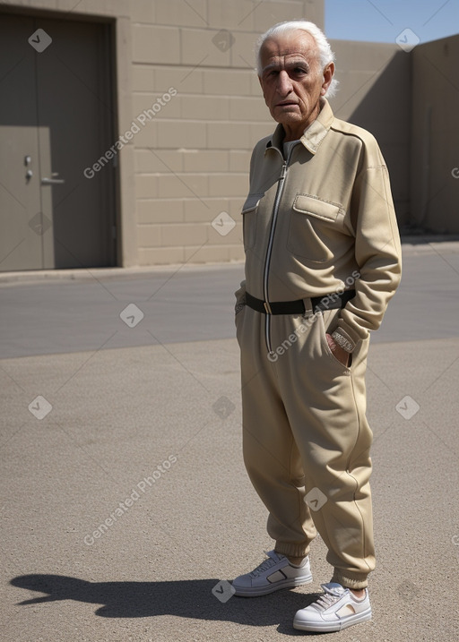 Jordanian elderly male with  blonde hair